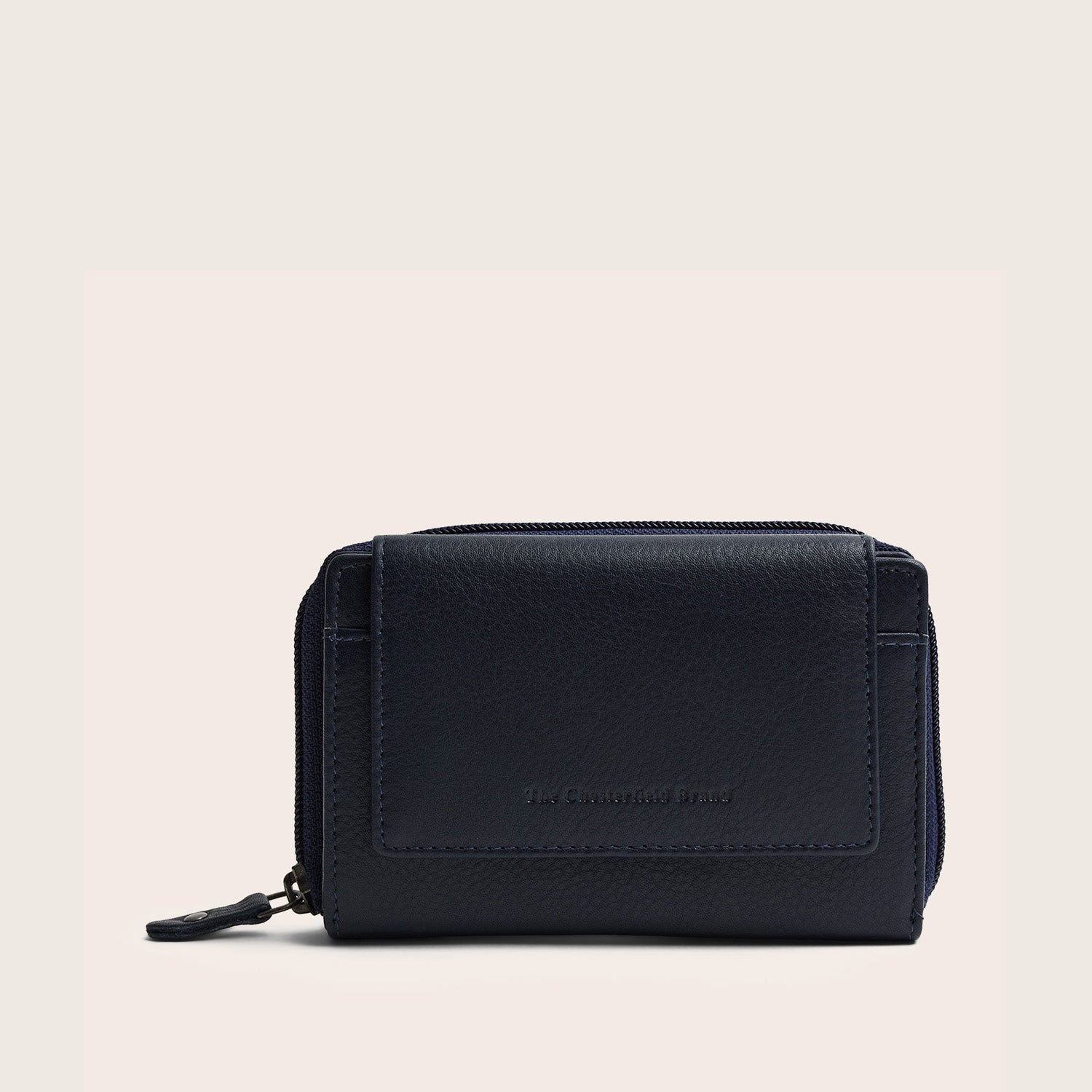 Orveta Women's Leather Wallet Navy | 16 Cards, RFID Safe