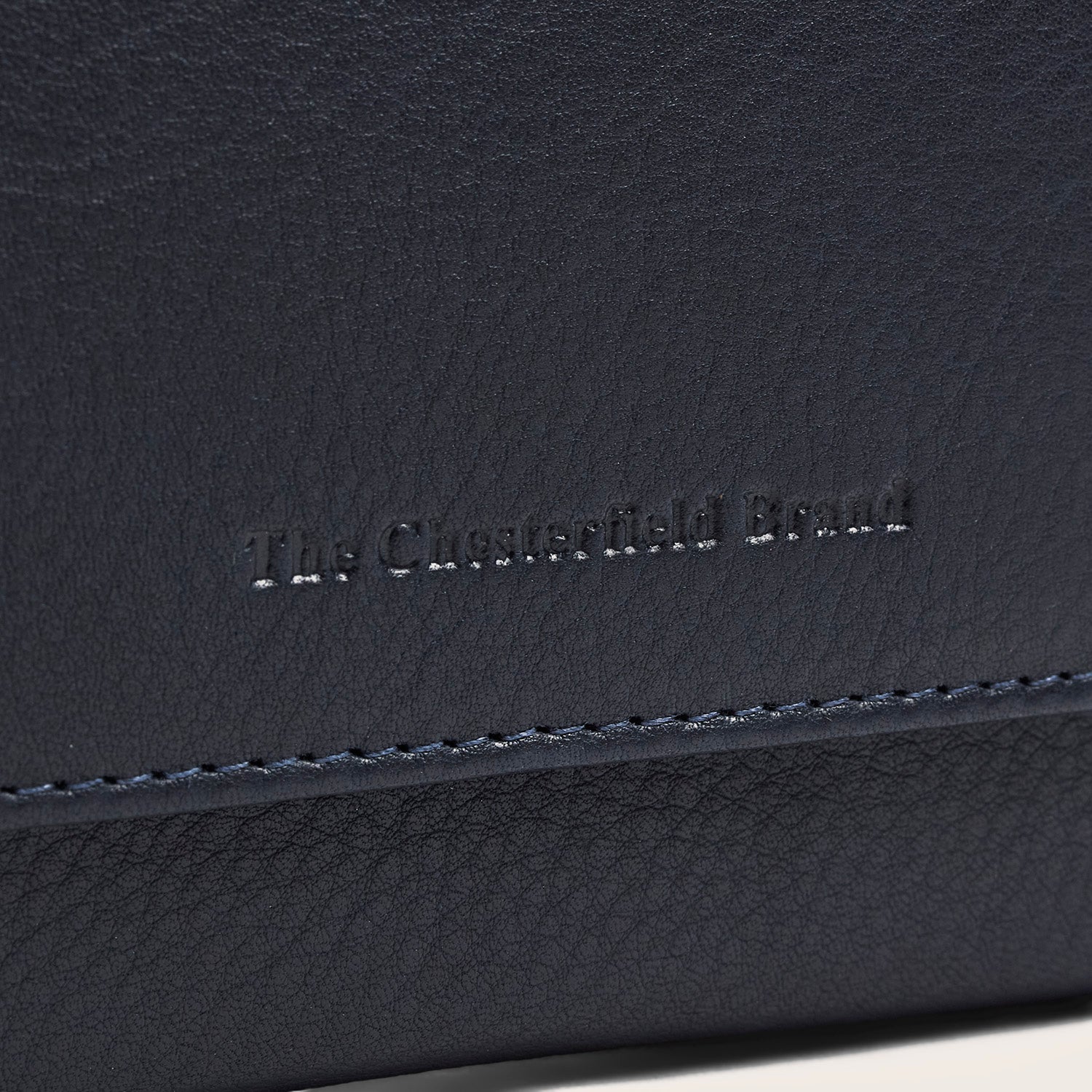 Leder Geldbörse Navy Orveta