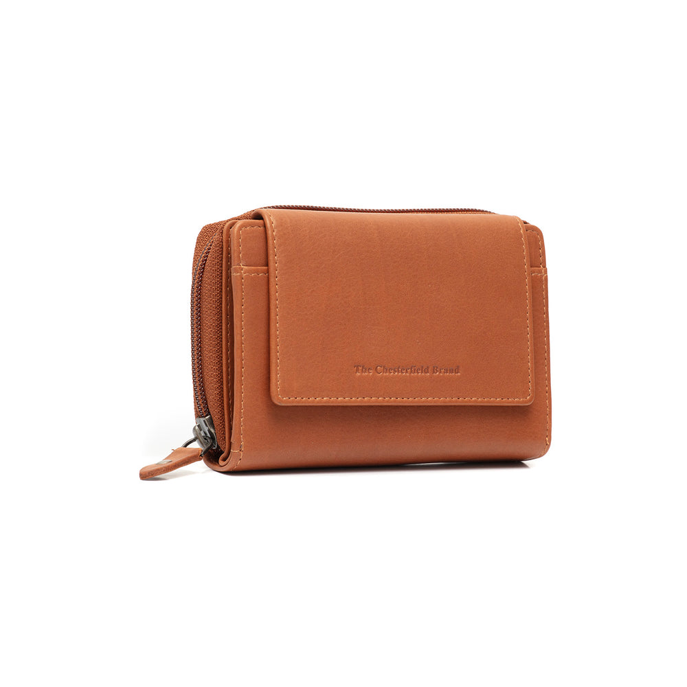 Leather Wallet Cognac Orveta