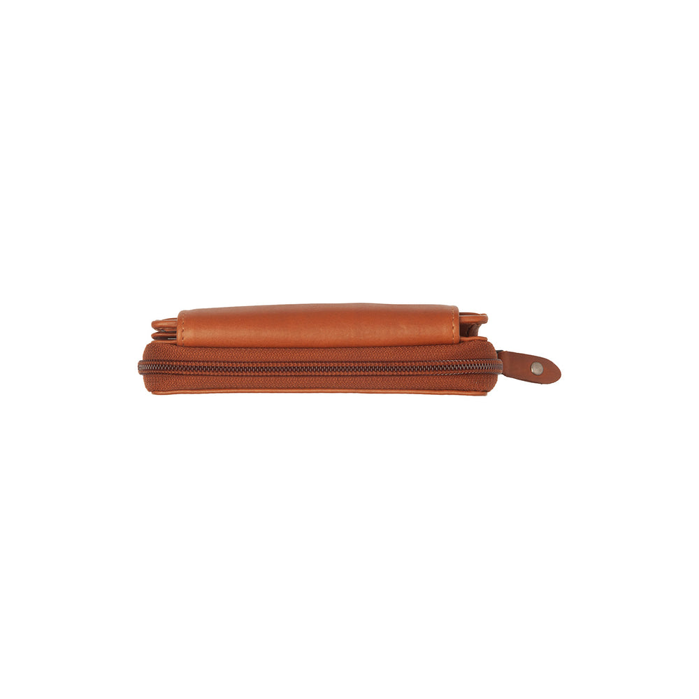 Leather Wallet Cognac Orveta