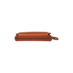 Portefeuille en Cuir Cognac Orveta