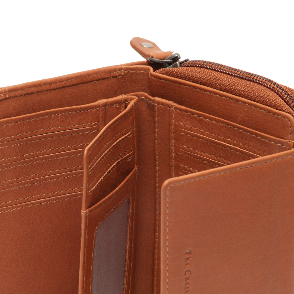 Leather Wallet Cognac Orveta