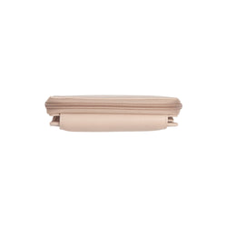 Leder Geldbörse Beige Orveta