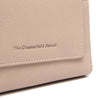 Portefeuille en Cuir Beige Orveta