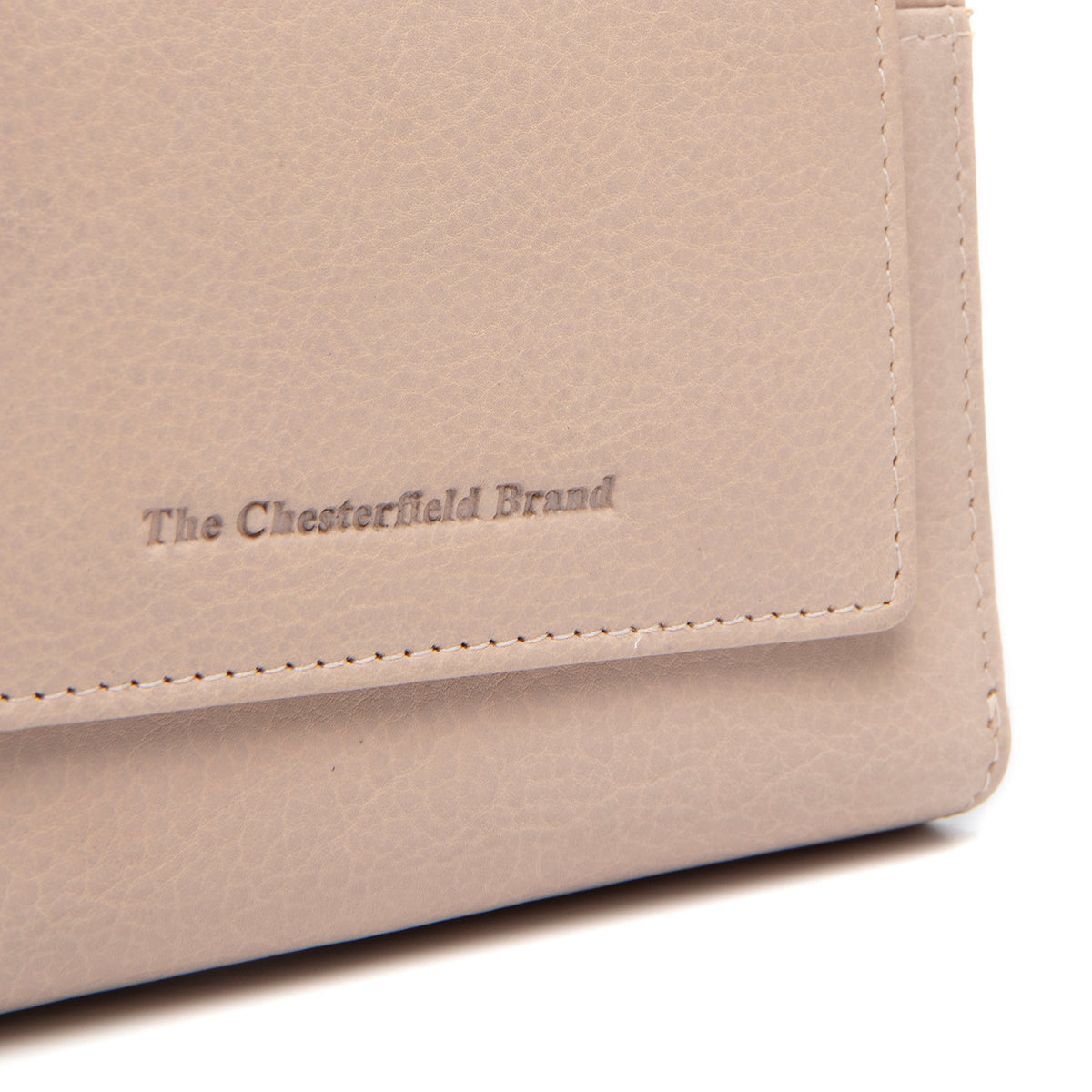 Leather Wallet Beige Orveta