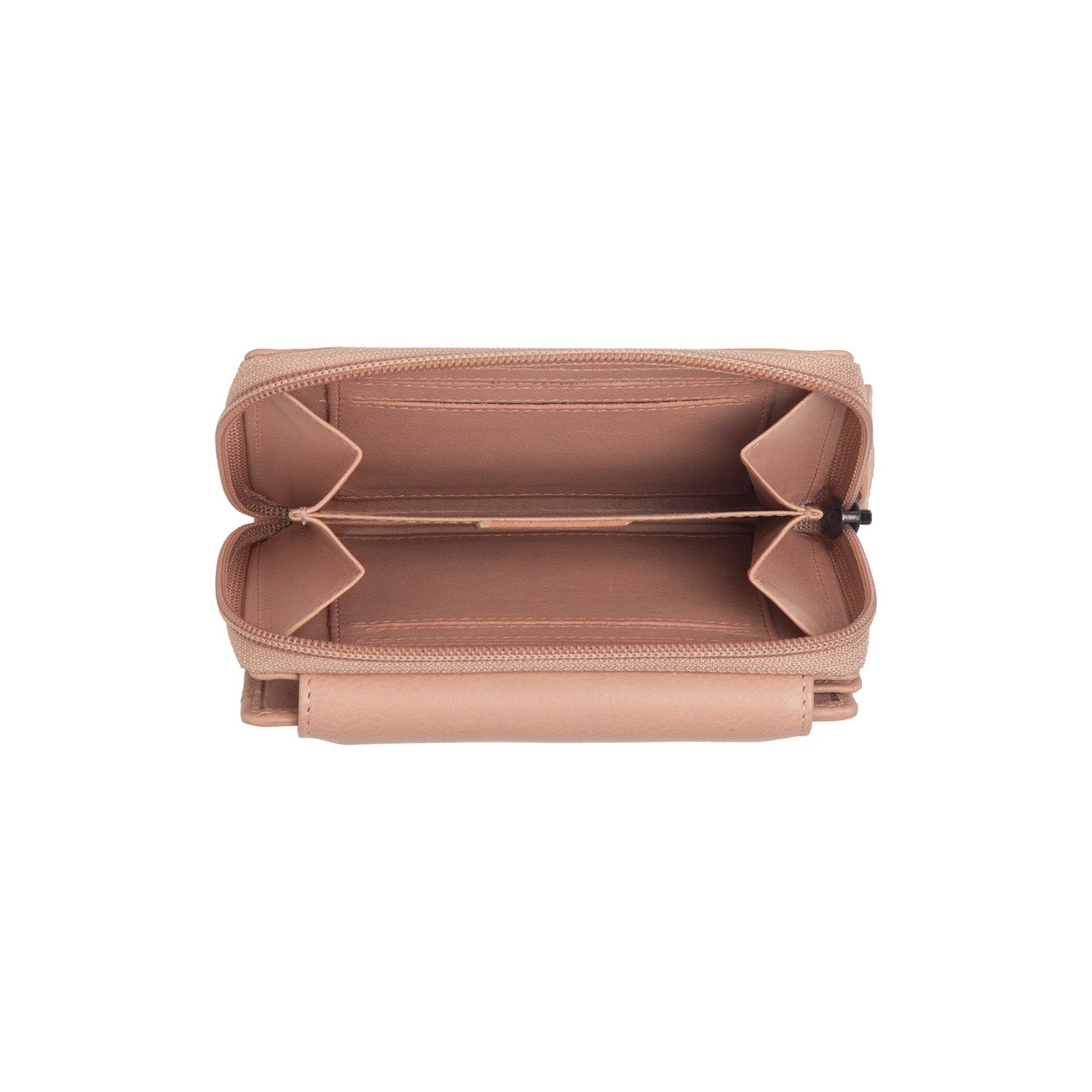 Leather Wallet Vintage Rose Orveta