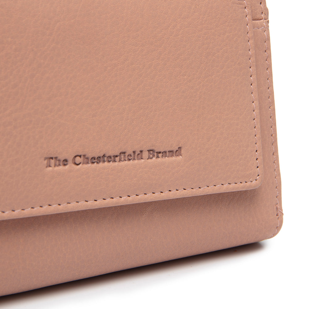 Leather Wallet Vintage Rose Orveta