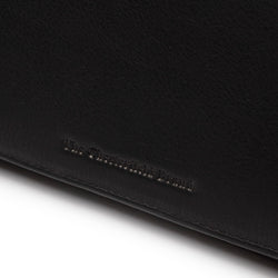 Portefeuille en Cuir Noir Valetta