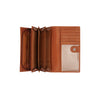 Portefeuille en Cuir Cognac Valetta