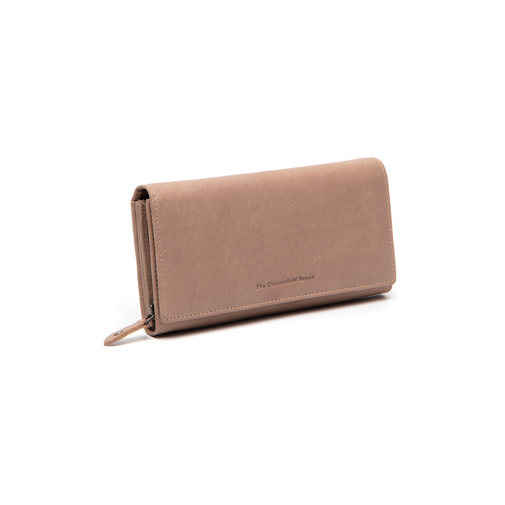 Leather Wallet Taupe Valetta