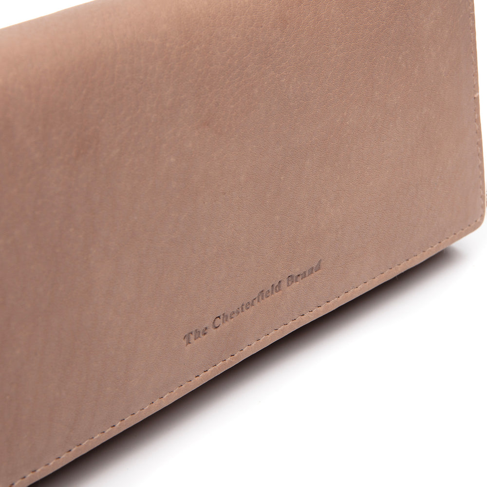 Leather Wallet Taupe Valetta