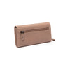 Portefeuille en Cuir Taupe Valetta