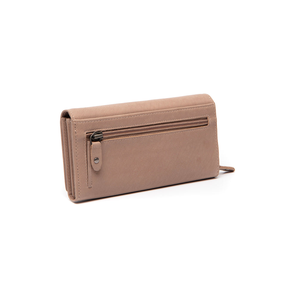 Leather Wallet Taupe Valetta