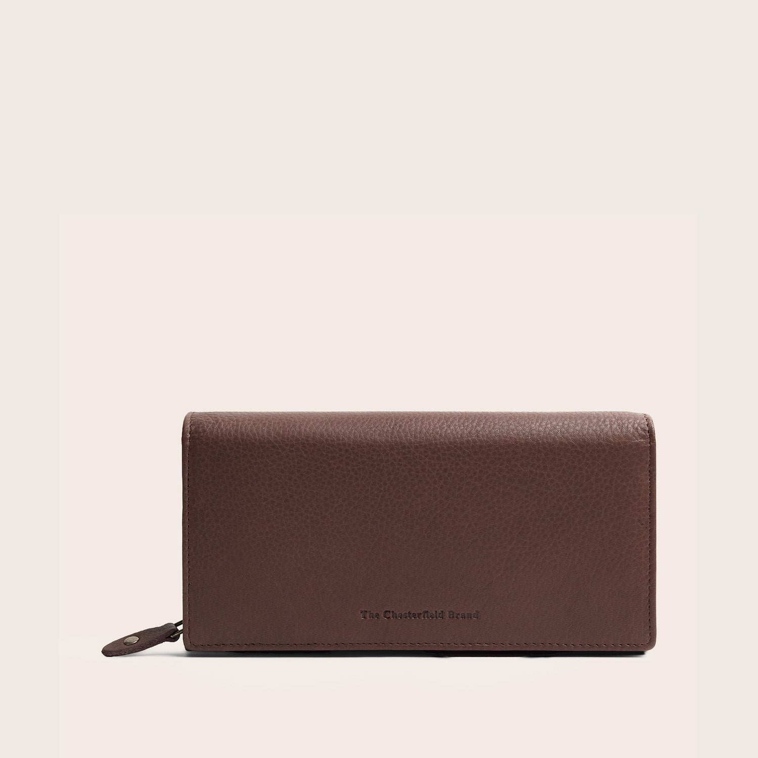 Leder Geldbörse Dunkles Taupe Valetta
