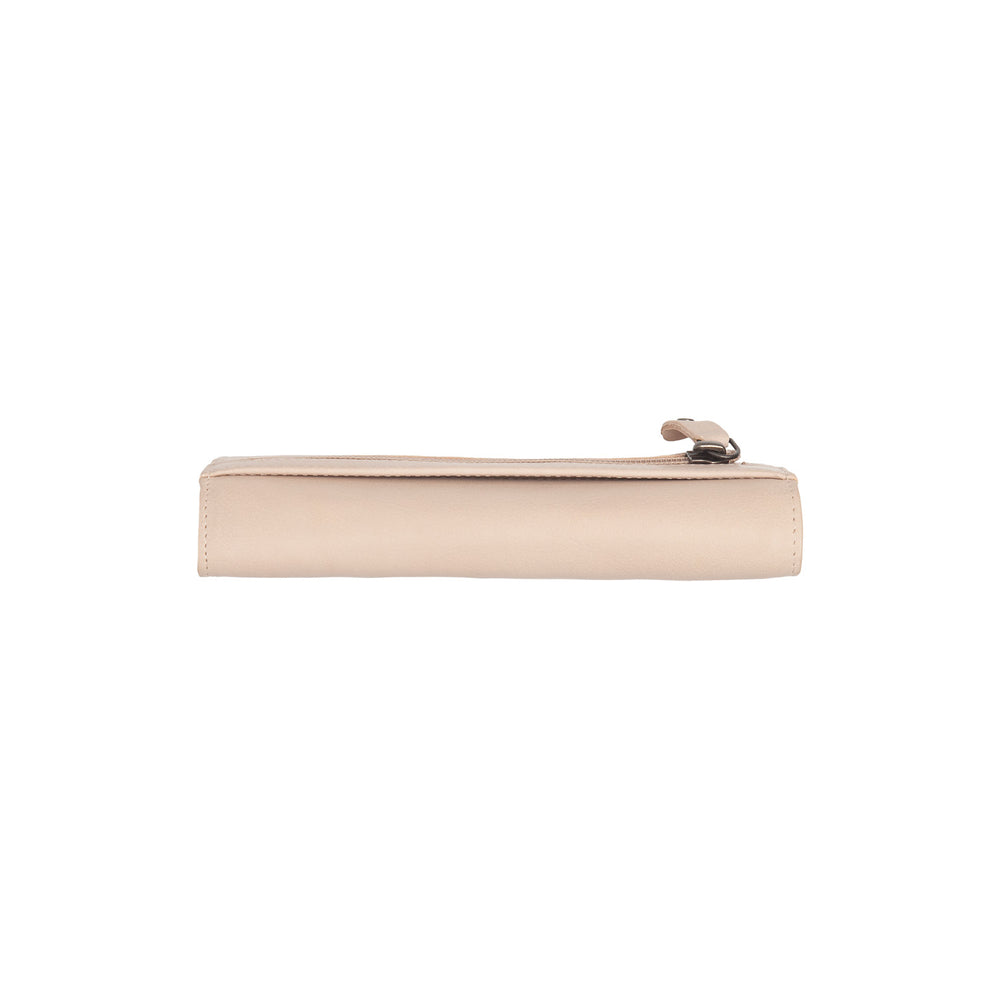 Leather Wallet Beige Valetta