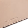 Portefeuille en Cuir Beige Valetta