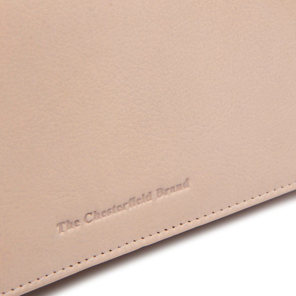 Leather Wallet Beige Valetta