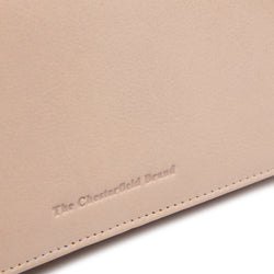 Leder Geldbörse Beige Valetta