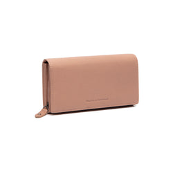 Portefeuille en Cuir Rose Vintage Valetta