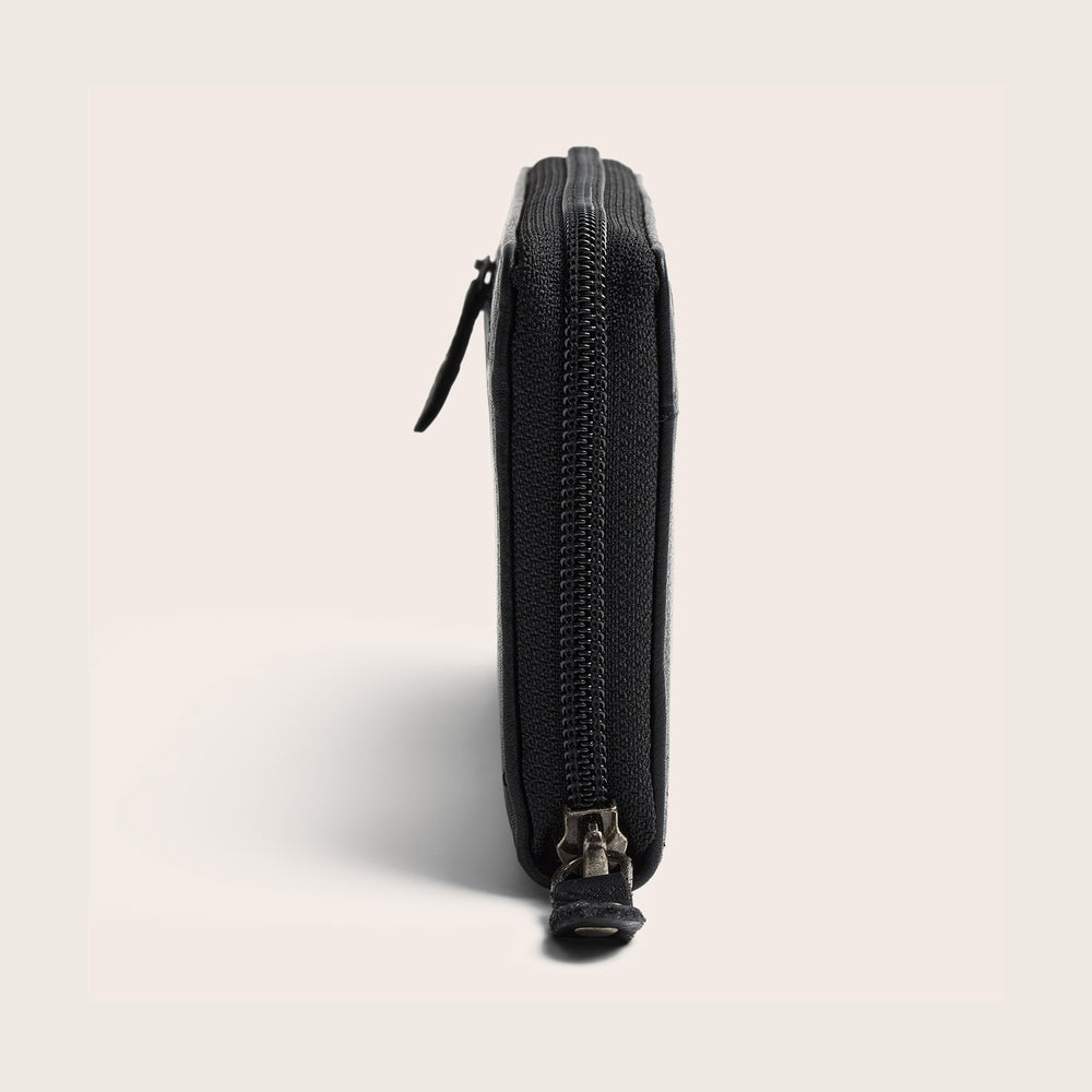 Leder Geldbörse Schwarz Mirelle
