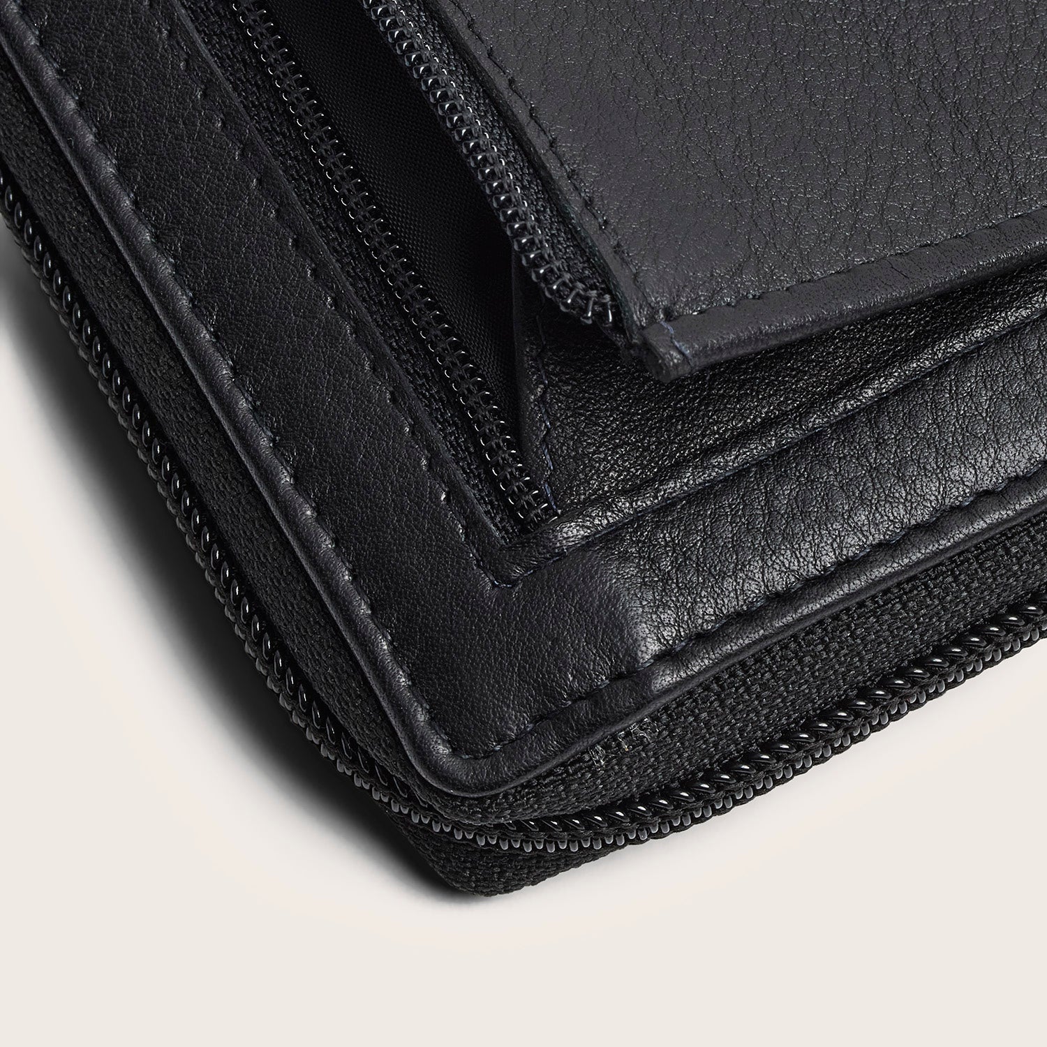 Leder Geldbörse Schwarz Mirelle