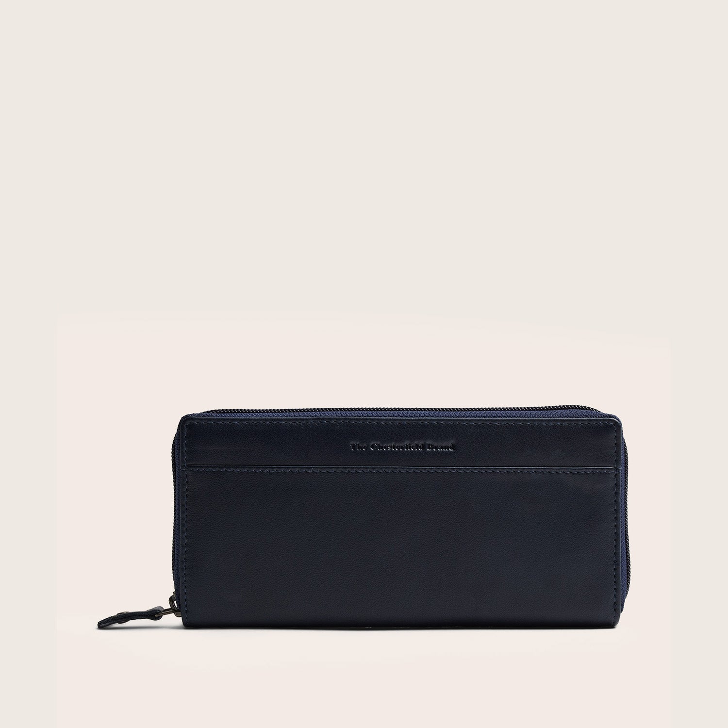 Leder Geldbörse Navy Mirelle