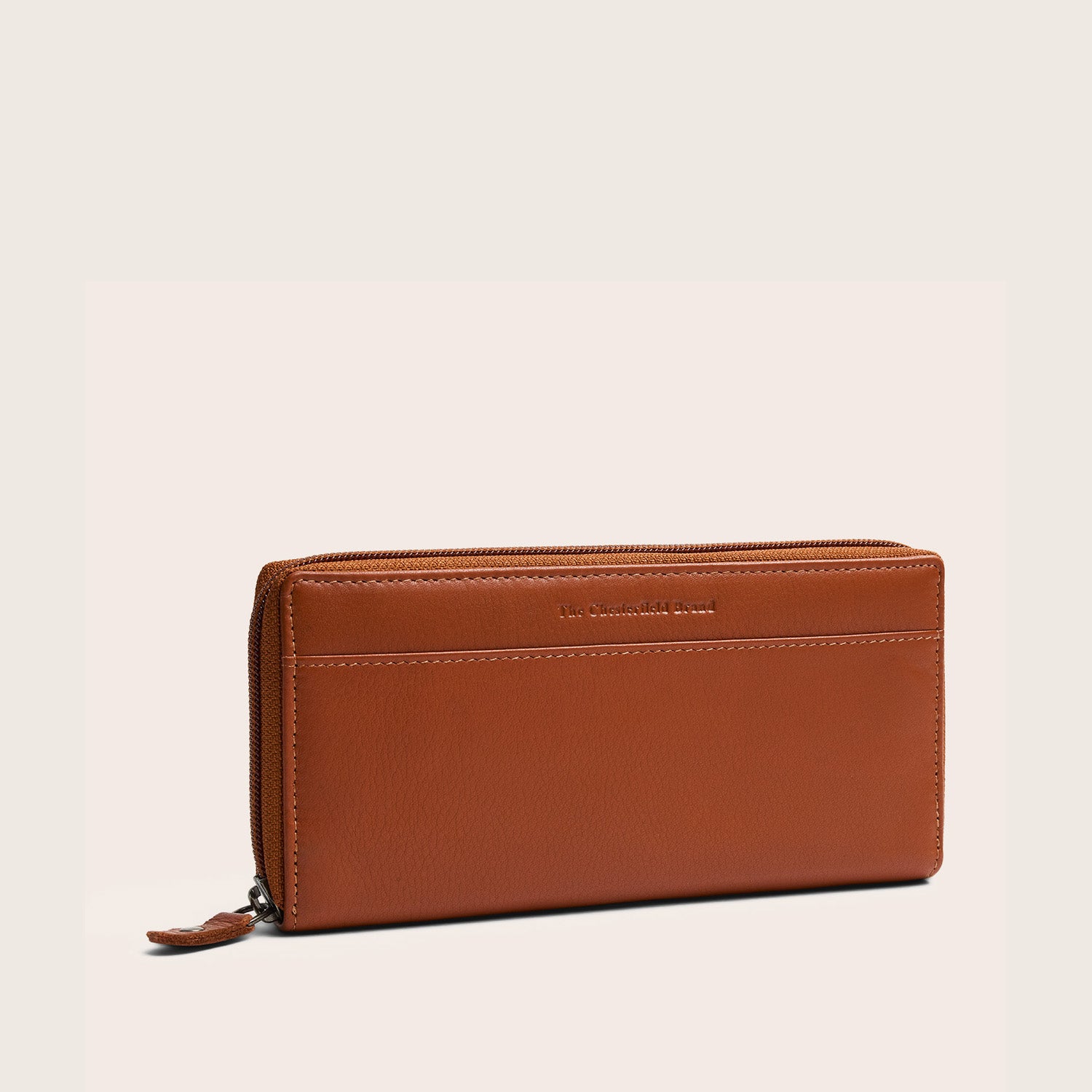 Leder Geldbörse Cognac Mirelle