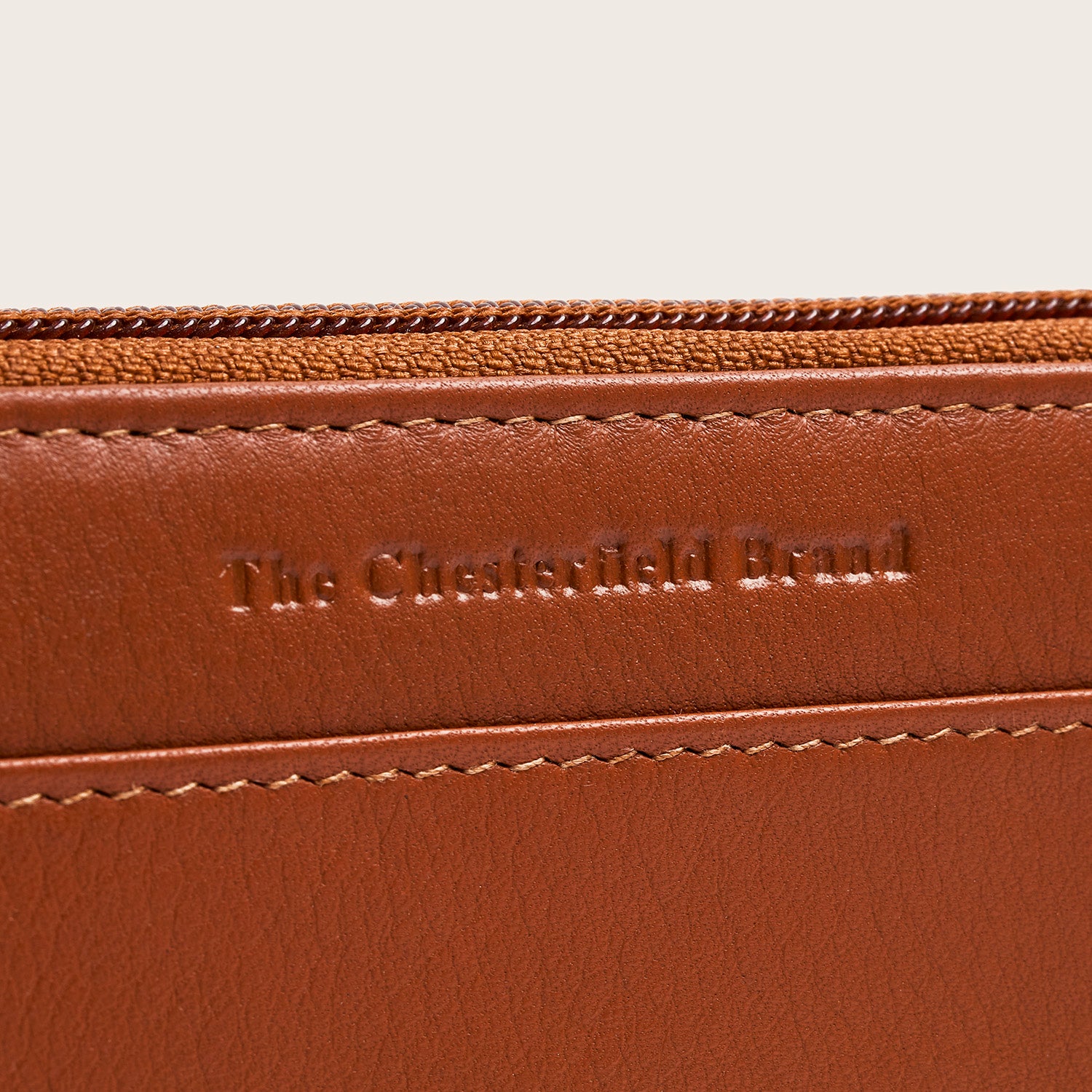 Leder Geldbörse Cognac Mirelle
