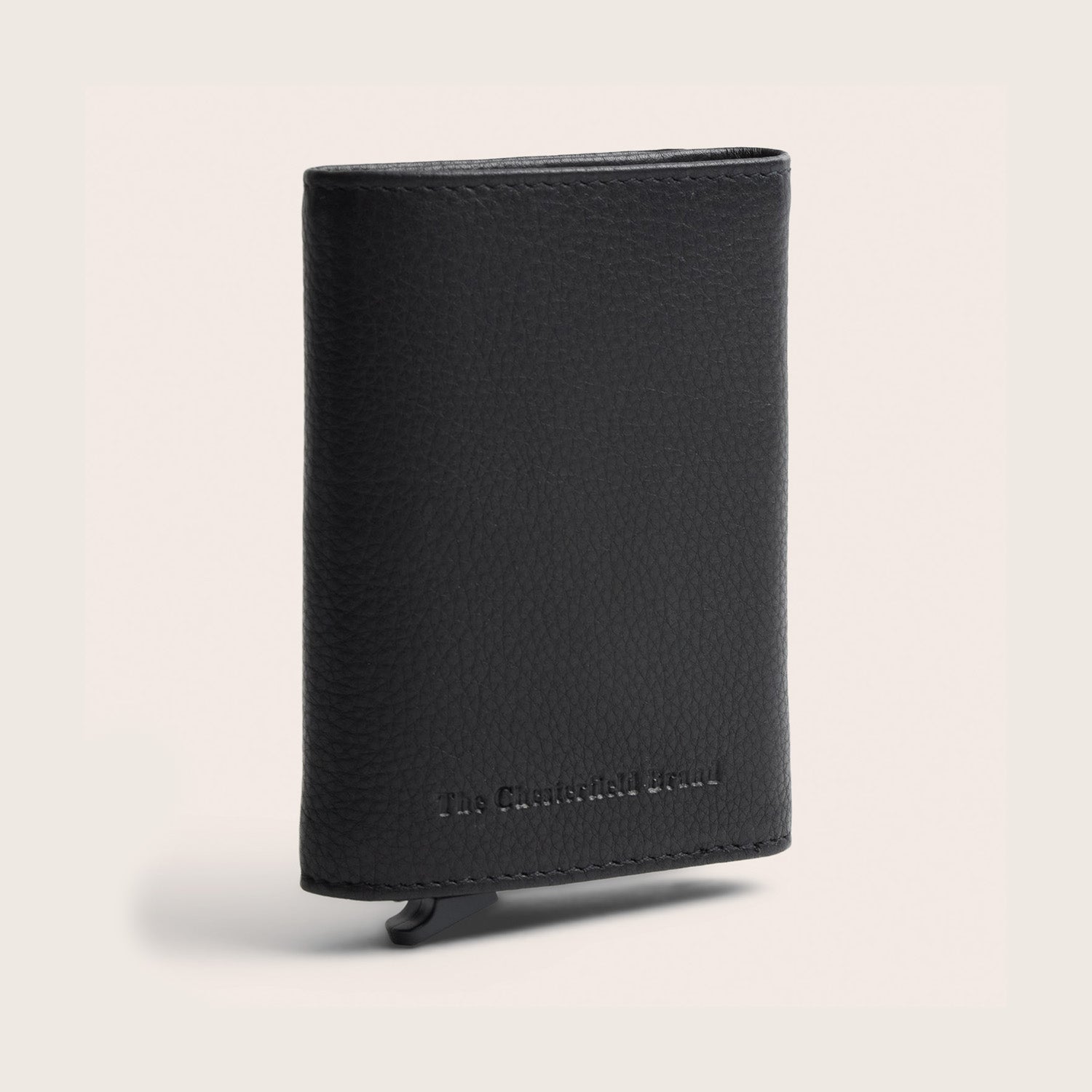 Leather Card Holder Black Junia