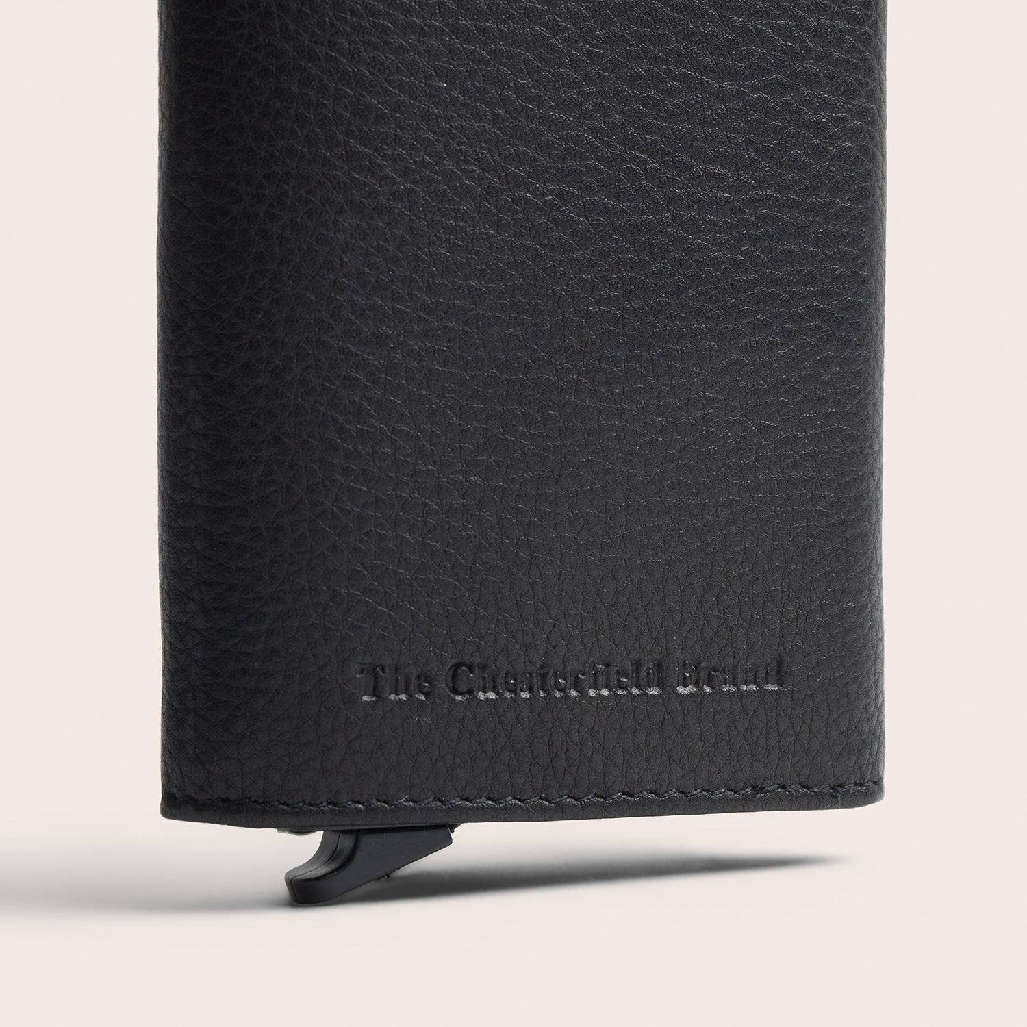 Leather Card Holder Black Junia