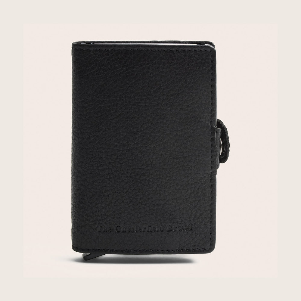 Leather Card Holder Black Taliah