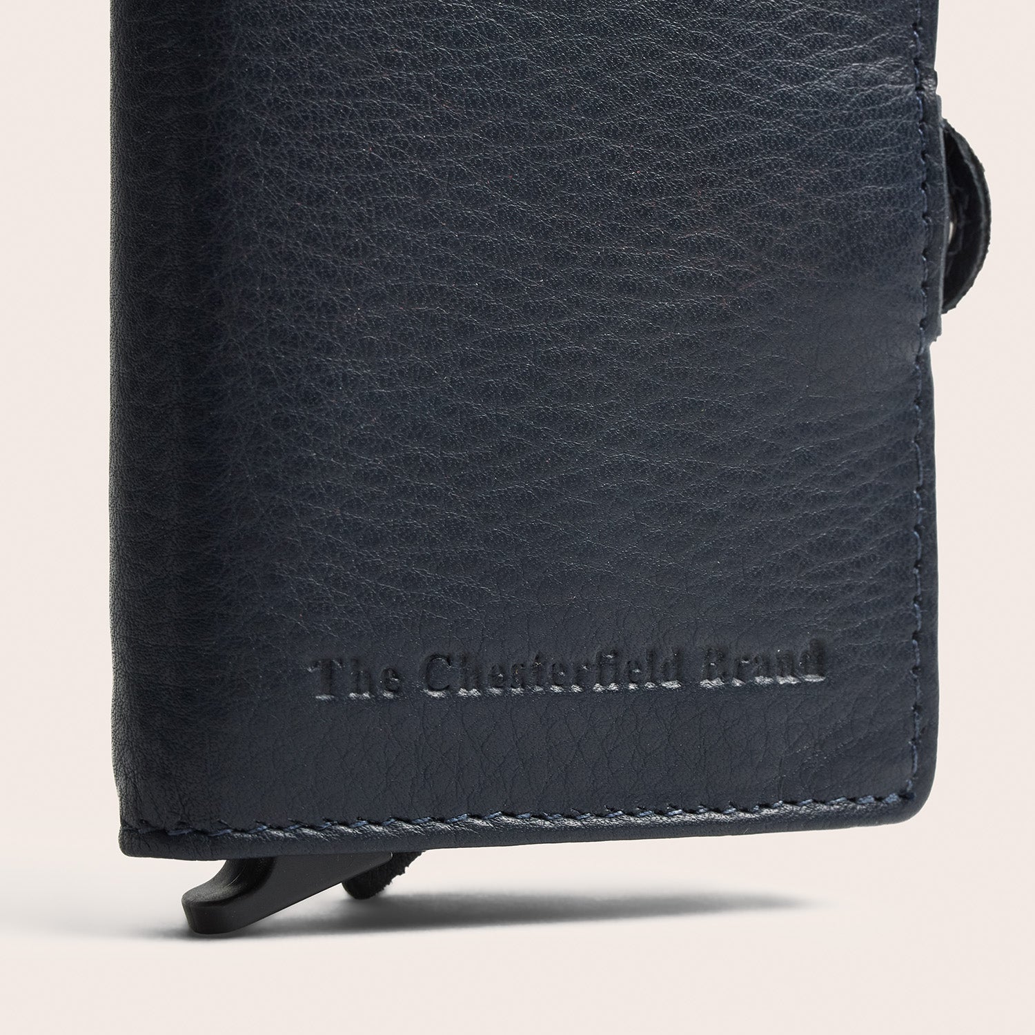 Leder Kartenetui Navy Taliah