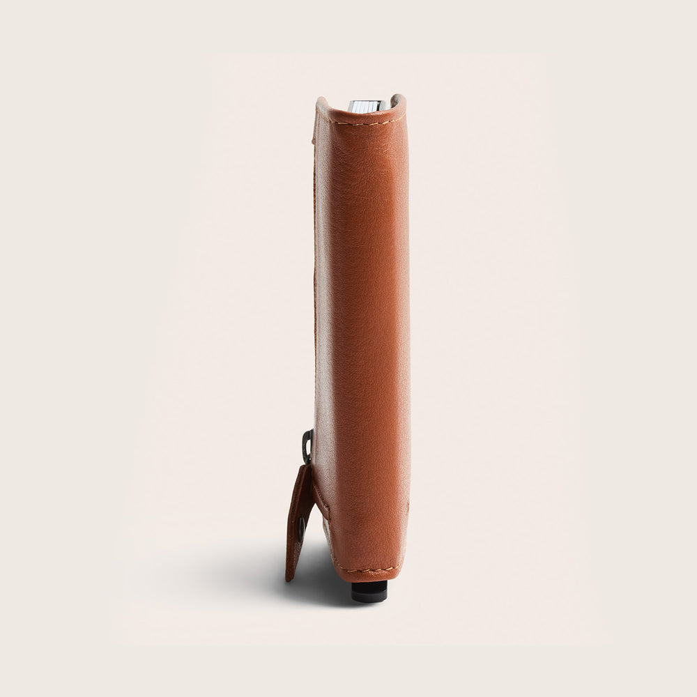 Leather Card Holder Cognac Taliah