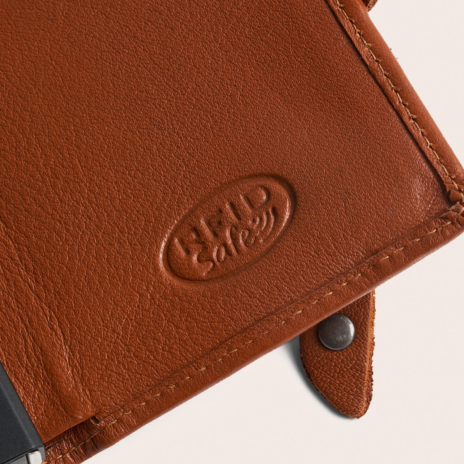 Leder Kartenetui Cognac Taliah