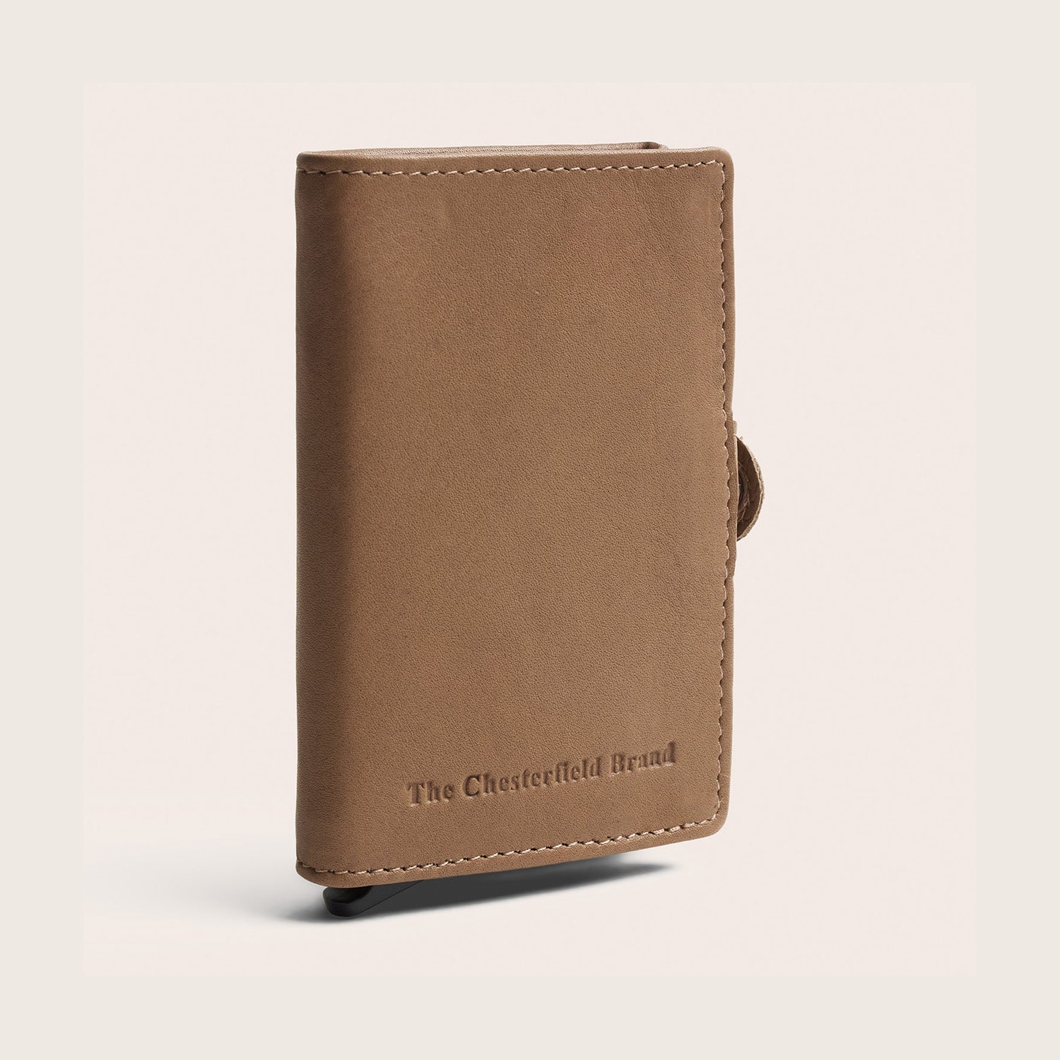 Leder Kartenetui Taupe Taliah