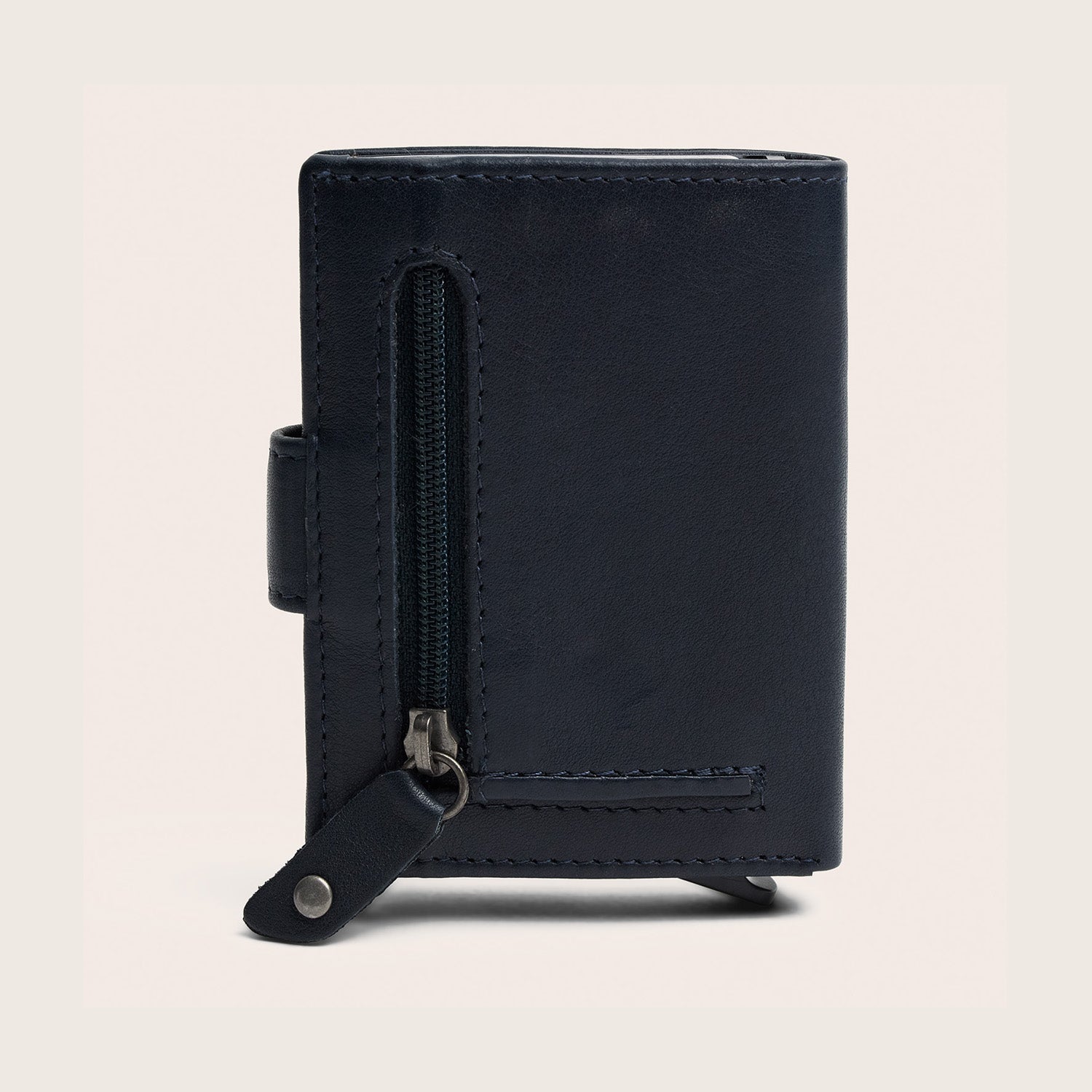 Leder Kartenetui Navy Althea