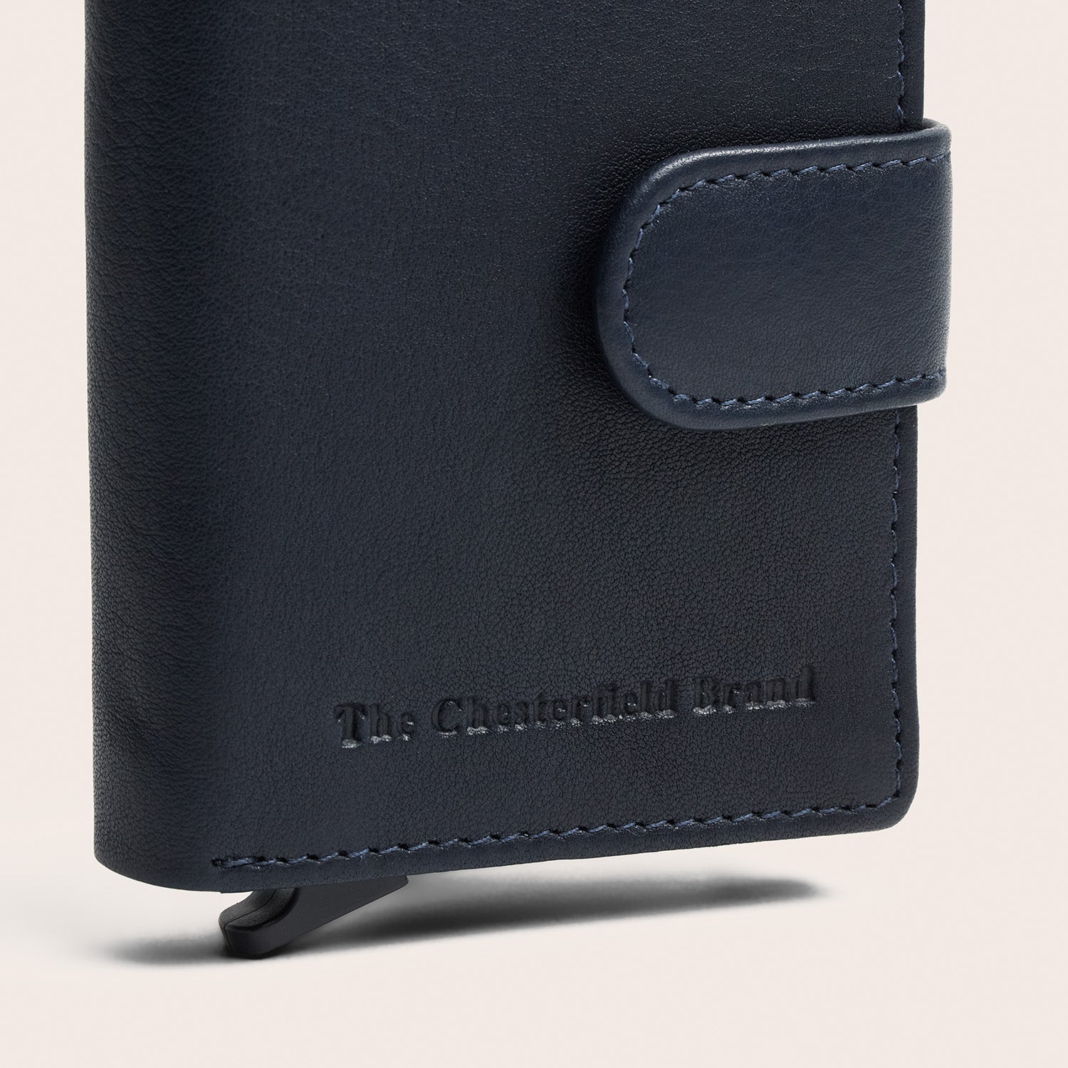 Leder Kartenetui Navy Althea