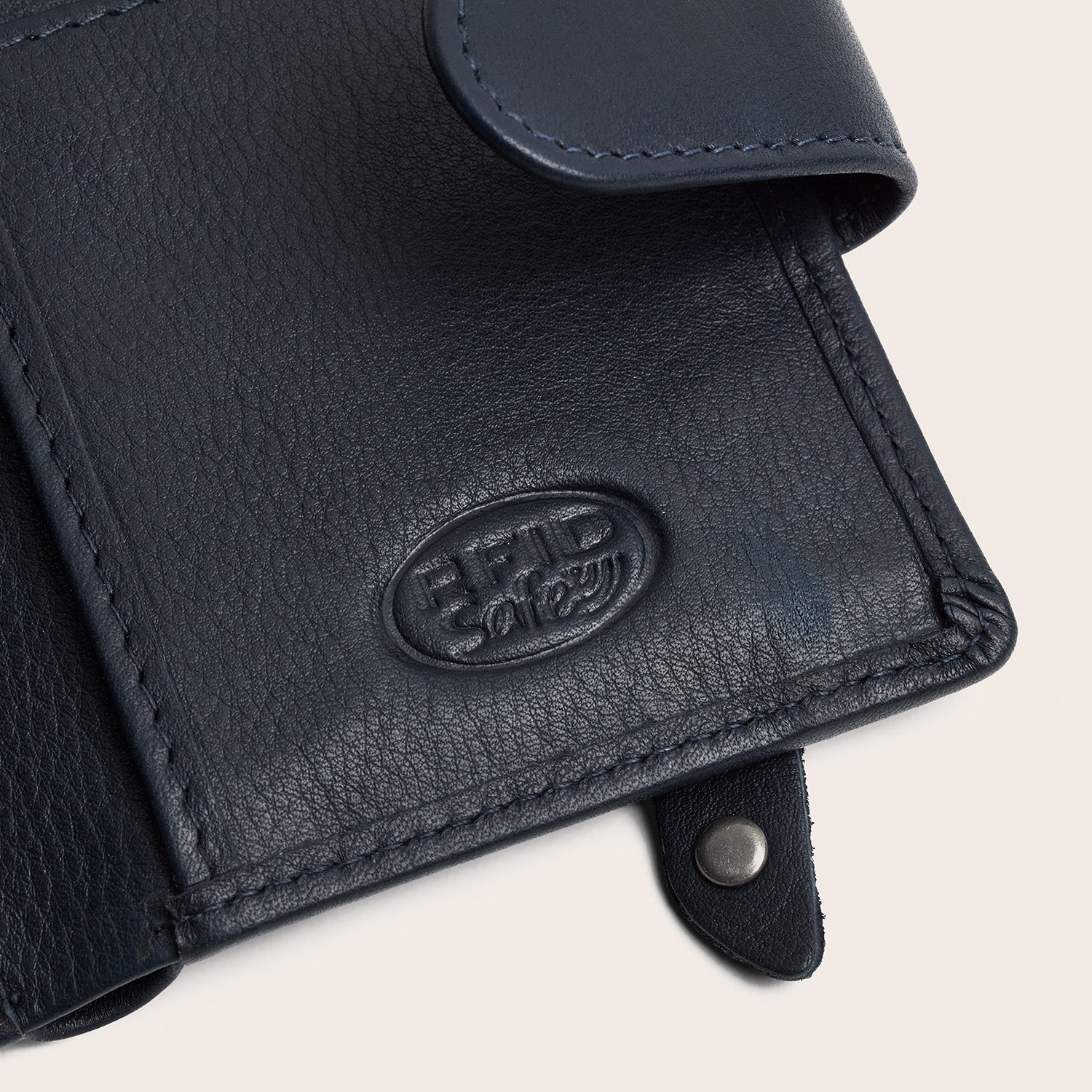 Leder Kartenetui Navy Althea