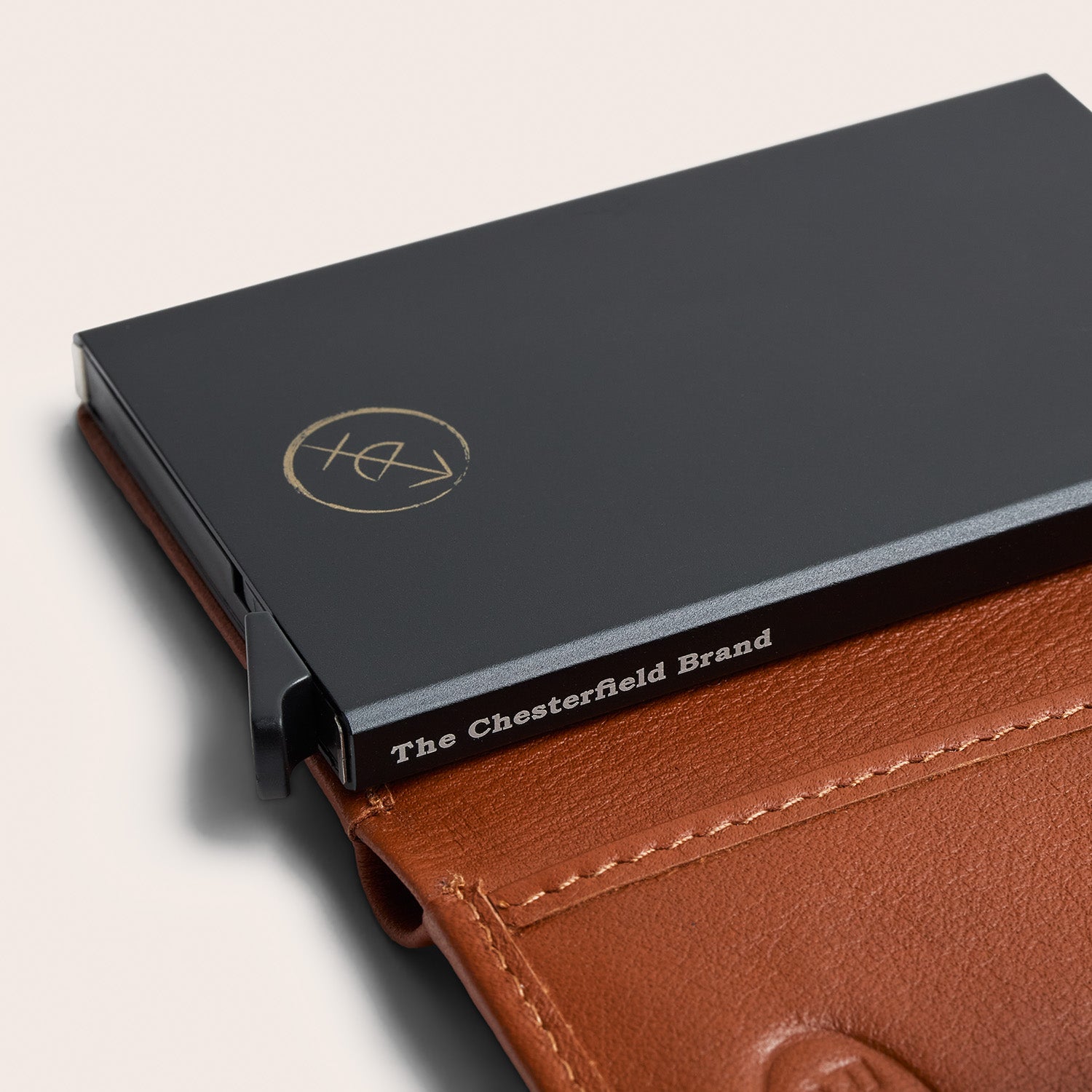 Leder Kartenetui Cognac Althea