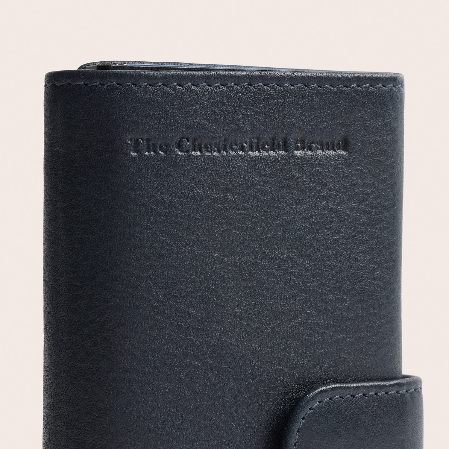 Leder Kartenetui Navy Somers