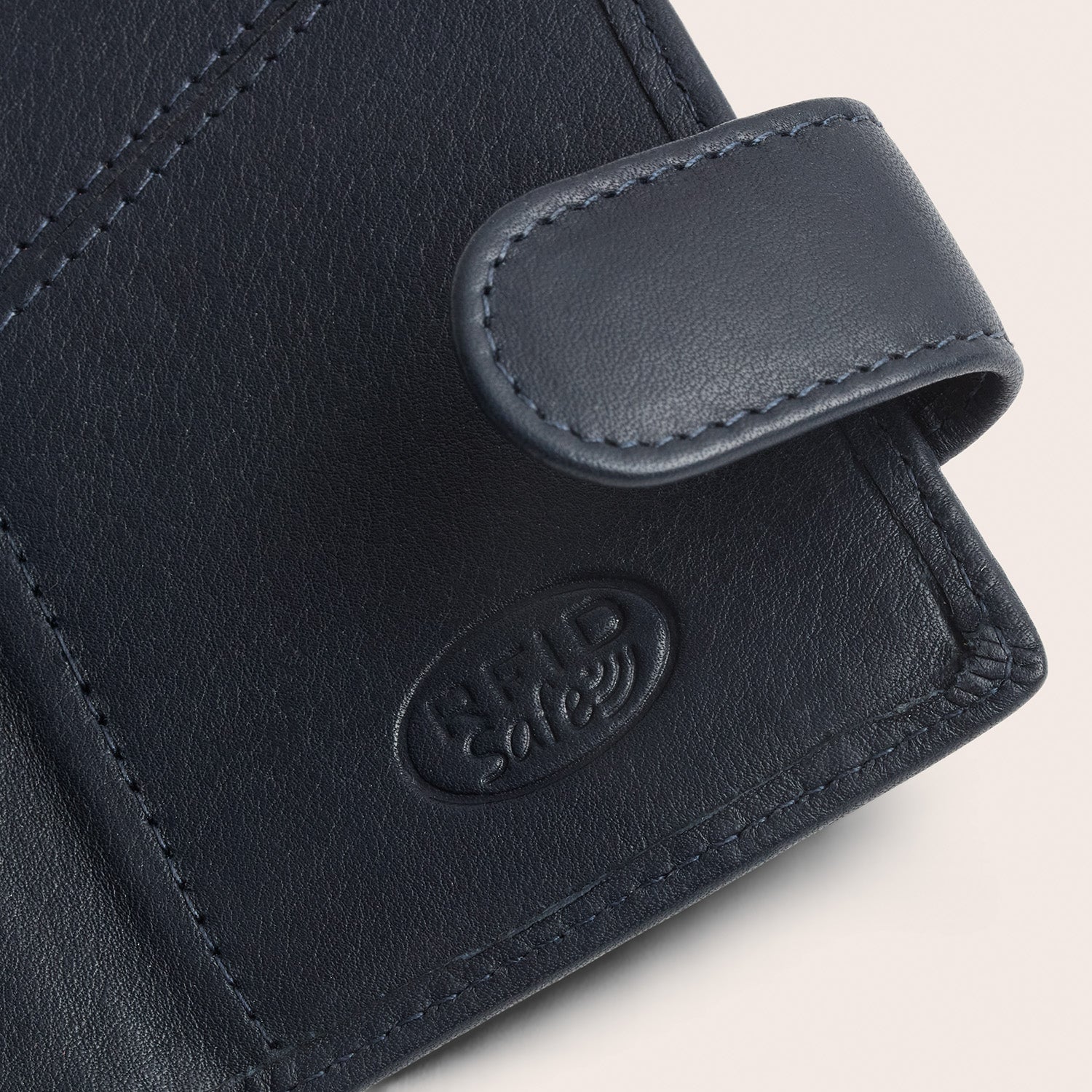 Leder Kartenetui Navy Somers