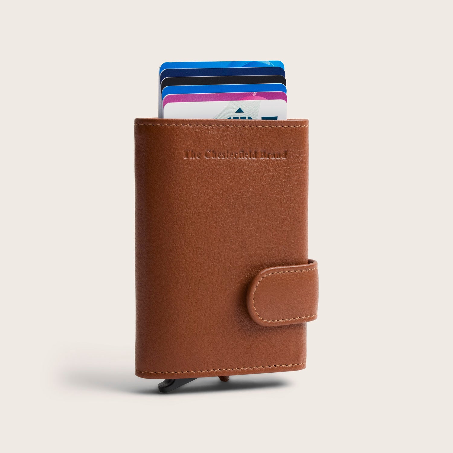 Leder Kartenetui Cognac Somers