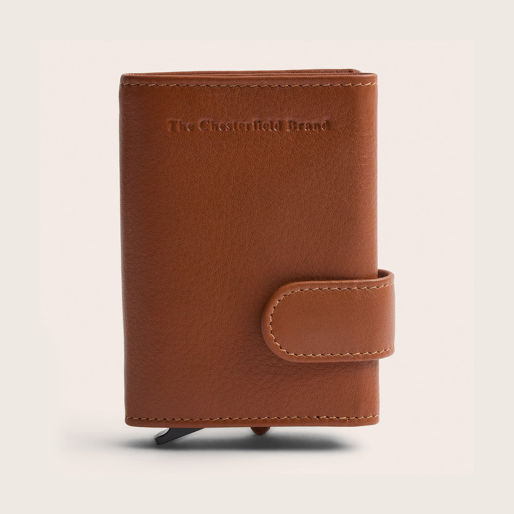 Leder Kartenetui Cognac Somers