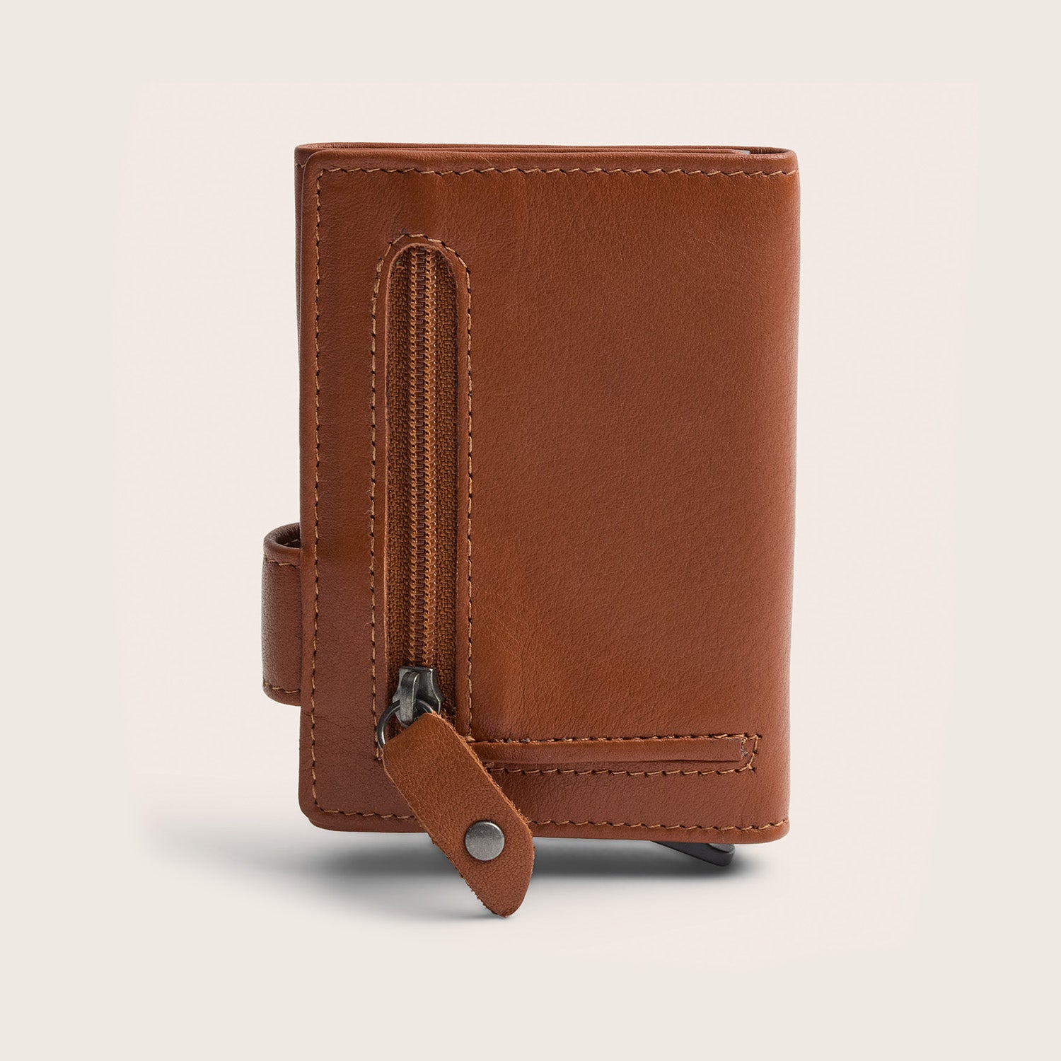 Leder Kartenetui Cognac Somers