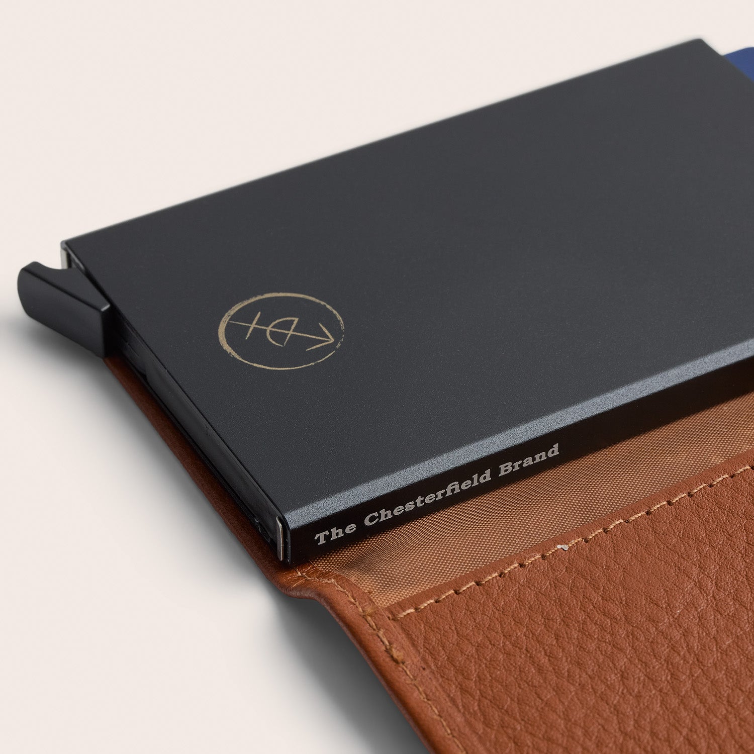 Leder Kartenetui Cognac Somers