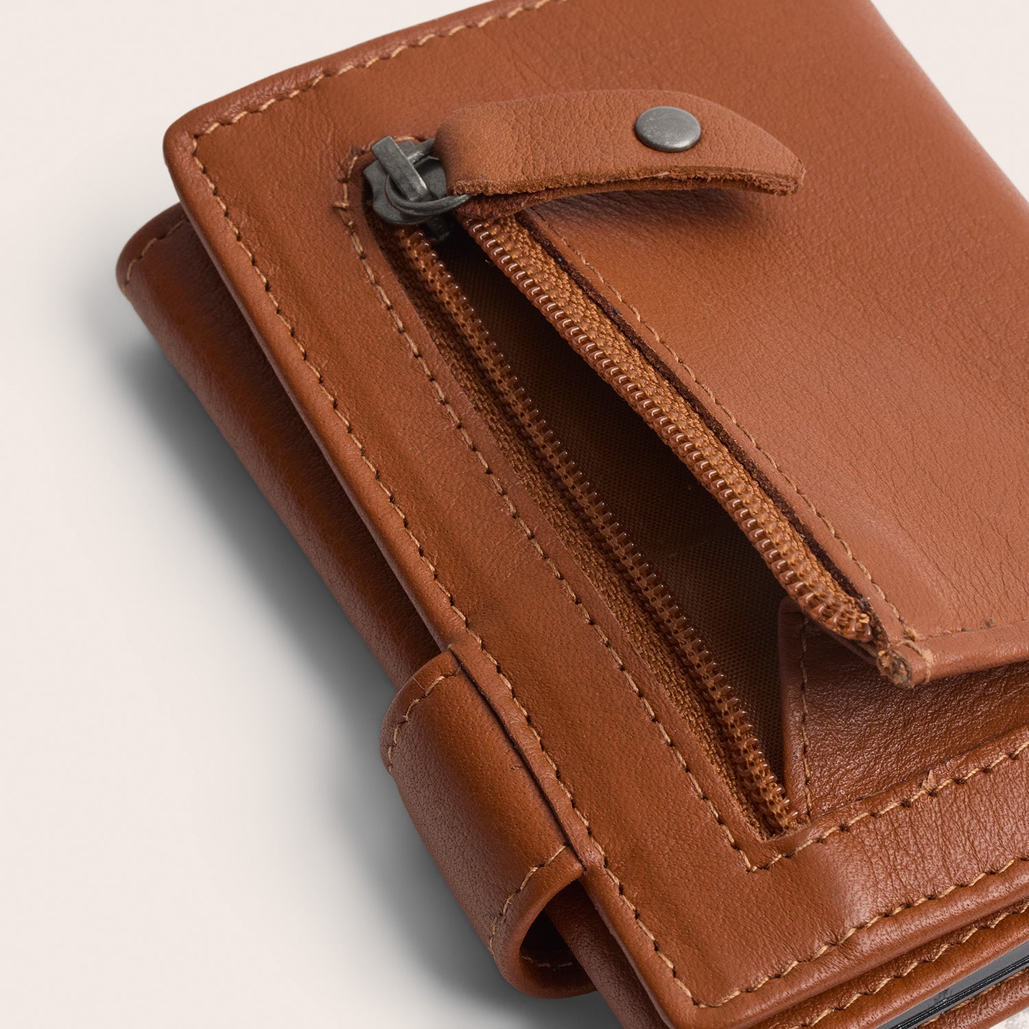 Leder Kartenetui Cognac Somers
