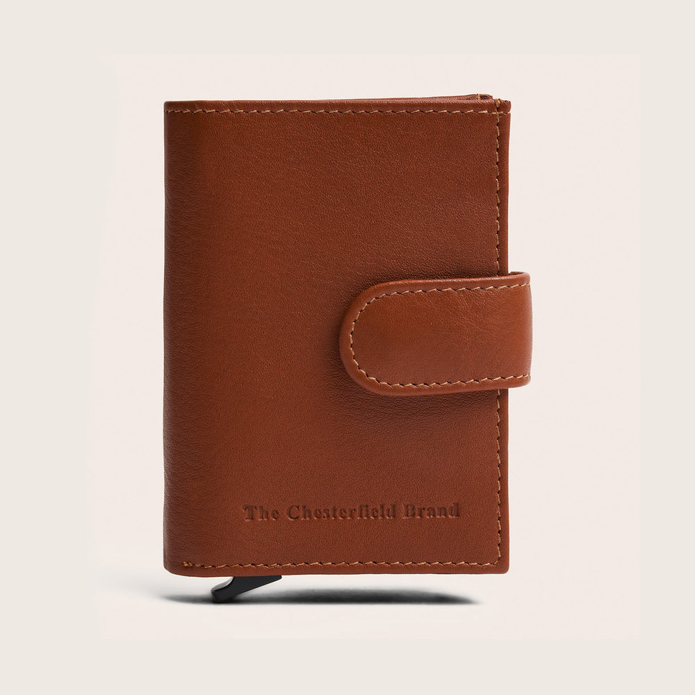 Leder Kartenetui Cognac Hollis