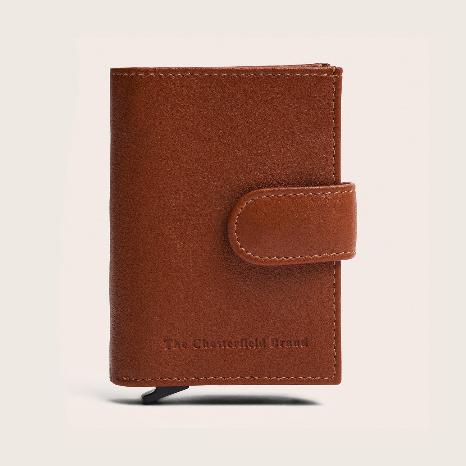 Leren Pasjeshouder Cognac Hollis