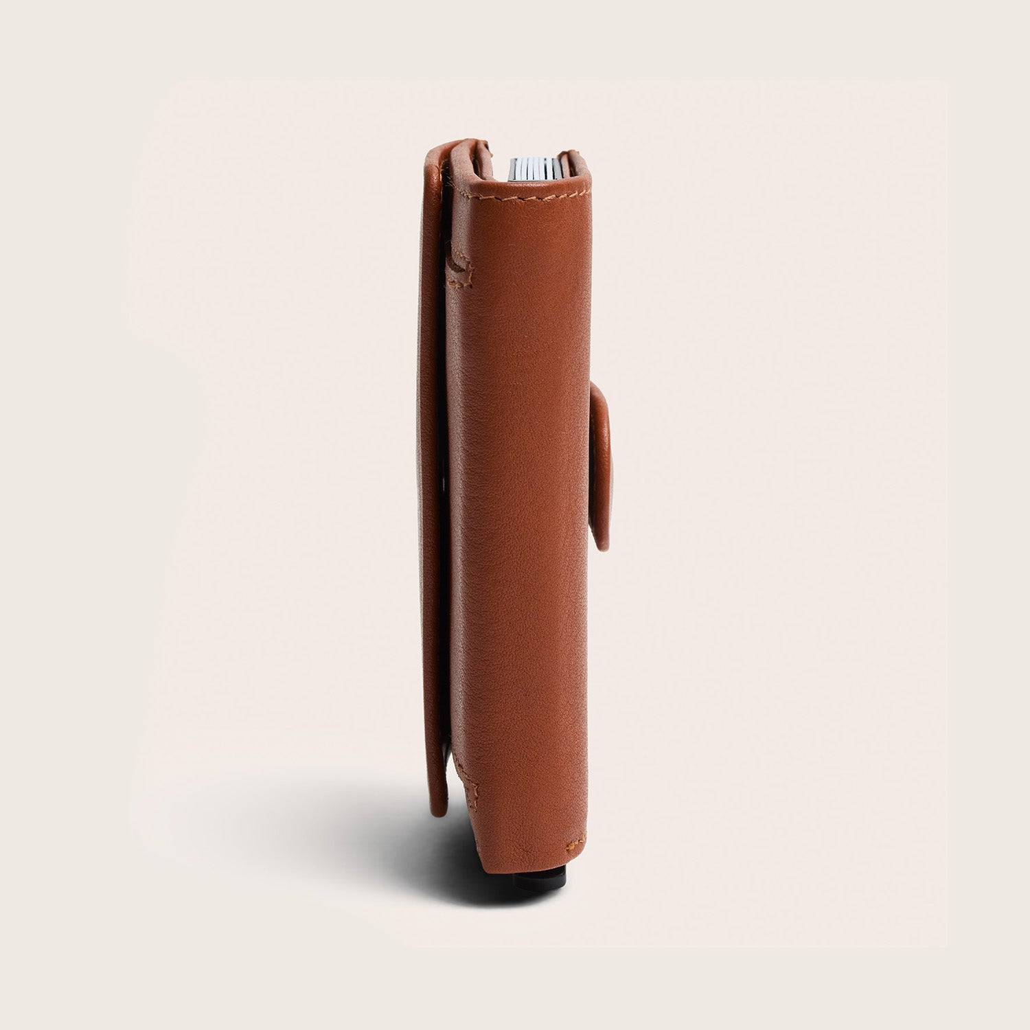Leren Pasjeshouder Cognac Hollis