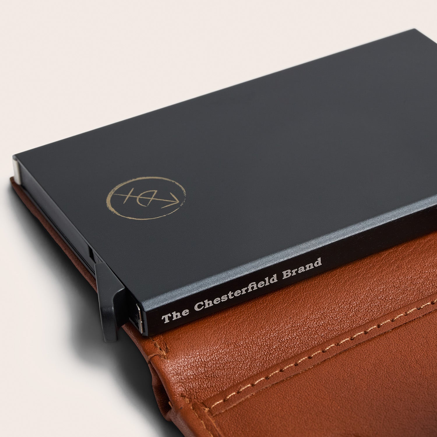 Leren Pasjeshouder Cognac Hollis
